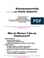 Women Entrepreneurship in India: Some Aspects