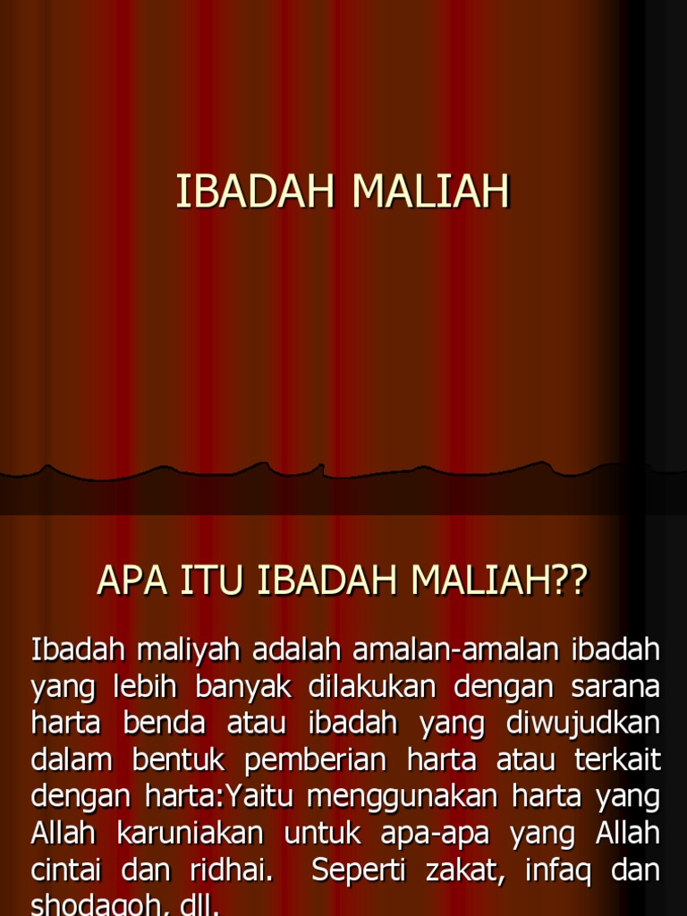 Ibadah Maliah 5 6 Pdf