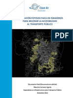 Iluminacion de Paraderos y Refugios 