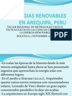 Energias Renovables en Arequipa Peru