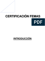 Certificación Femas