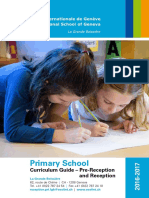 Primary School: Curriculum Guide - Pre-Reception and Reception