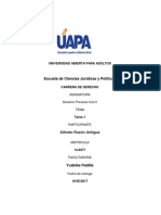 Derecho Procesal Civil II Tarea 1 1