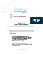 Kuliah 3 Exercise Metabolism