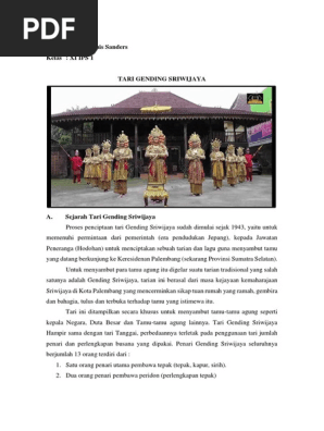Tari Gending Sriwijaya