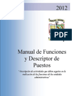 Manual de Funciones y Descriptor de Puestos PDF