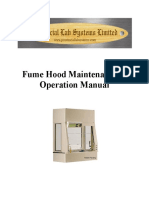 Fume Hood Operations Manual