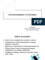 Commercialisation of Innov