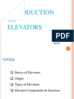 TO Elevators: by Aslam