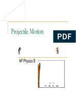 AP Physics B - Projectile Motion PDF
