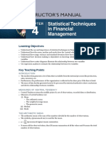 Instructor'S Manual: Statistical Techniques in Financial Management