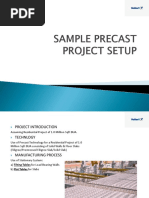 Sample Precast Project Setup