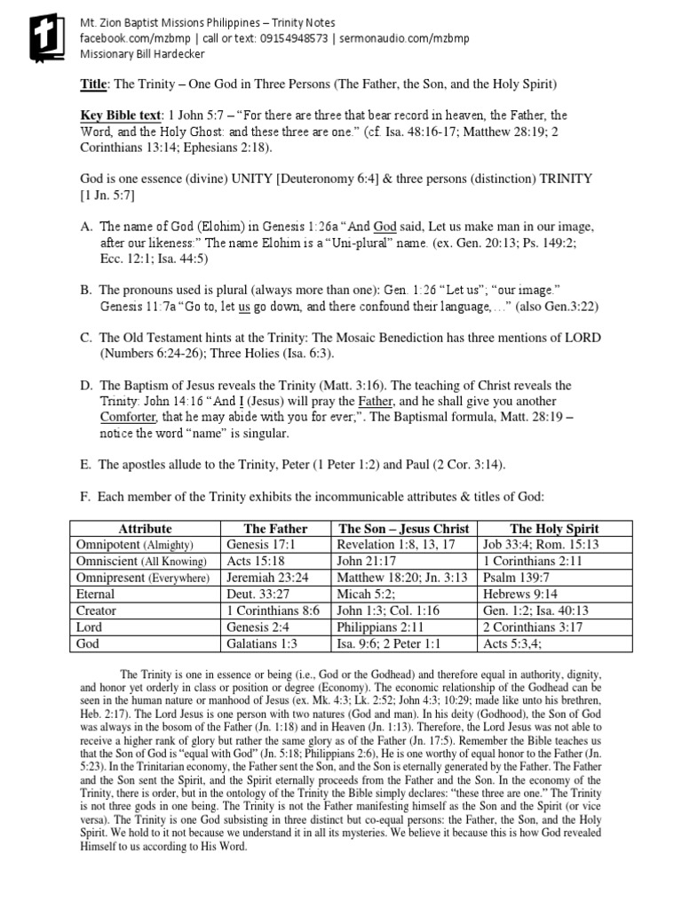 The Birth Of The Trinity Pdf _ The Doctrine of the Trinity – CASIA
