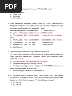 Ringkasan Materi Matematika Tentang Pajak Beserta Contoh Soal Untuk Sd