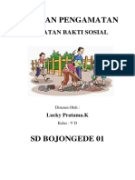 Laporan Pengamatan Kegiatan Bakti Sosial