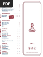 Opera Garnier Menu