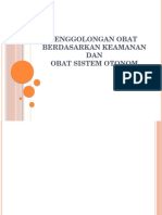 Farmakologi Keperawatan - Gol Obat + Obat Otonom - FIKS