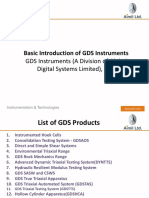 Introduction of GDS Instruments