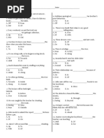 Prepositions Quiz 4