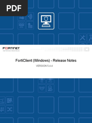 Forticlient windows 10 issues