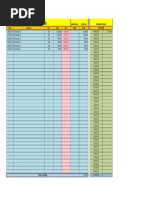Planilha de contas a pagar