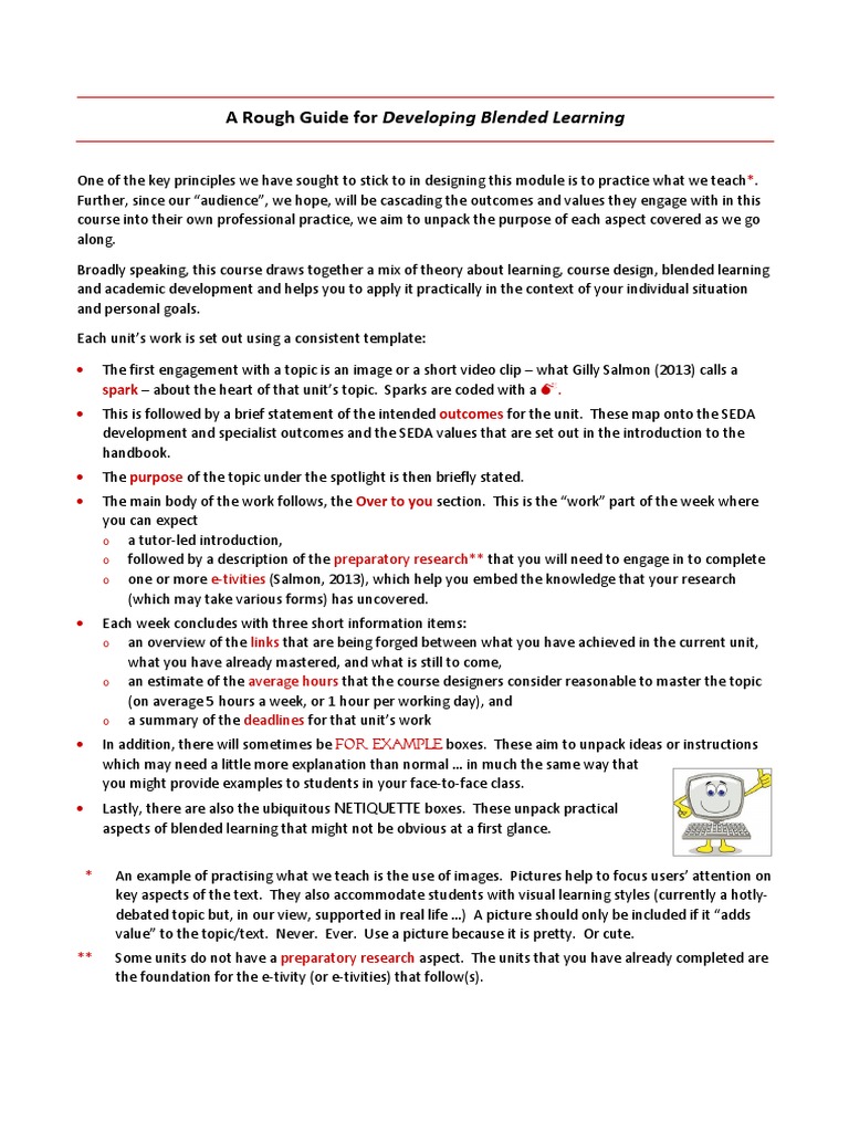 Etivity Spotlight: A Blended Learning Guide | PDF | Learning ...