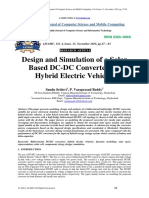 Design and Simulation of A Solar Based DC-DC Converter For Hybrid Electric Vehicles