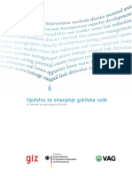Upustva Za Smanjenje Gubitaka Vode PDF