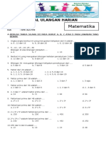 Soal Matematika Kelas 4 SD Bab 4 KPK Dan FPB Dan Kunci Jawaban