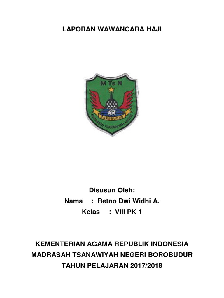 Laporan Wawancara Haji