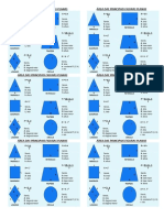 001 Área Das Principais Figuras Planas Colar Caderno