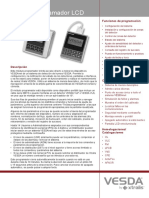 VESDA LCD Programmer TDS A4 Spanish Lores