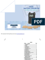 Dual Combo TENS/EMS Unit Instruction Manual