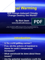 Global Warming: Will Human-Induced Climate Change Destroy The World?