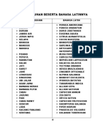 Nama Tumbuhan Beserta Bahasa Latinnya