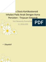 Respons Dosis Kortikosteroid Inhalasi Pada Anak Dengan Asma