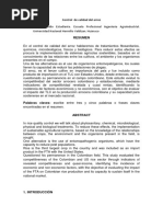 Control de Calidad Del Arroz