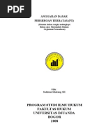 Download ANGGARAN DASAR PT by Hari Dwiparama SN36980534 doc pdf