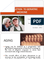 GERIATRIC MEDICINE Lecture (Original)