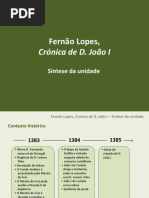 Síntese Unidade Crónica D. João I (1)