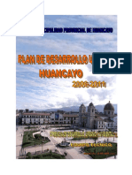 PDU Huancayo Memoria Descriptiva 03 Capìtulos