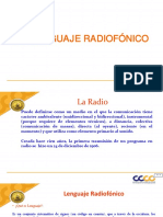 Lenguaje Radiofonico