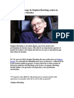 El Hermoso Mensaje de Stephen Hawking Contra La Depresión