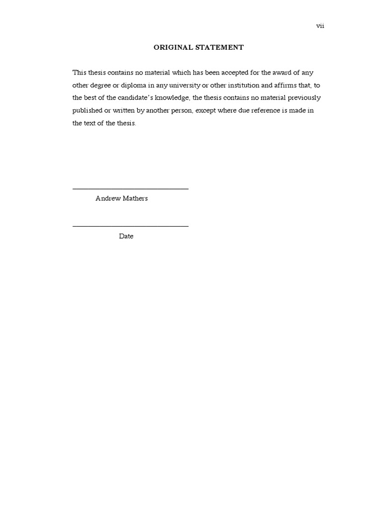 Original Statement | PDF | Philosophy
