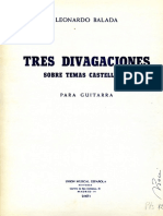Balada - Tres Divagaciones PDF
