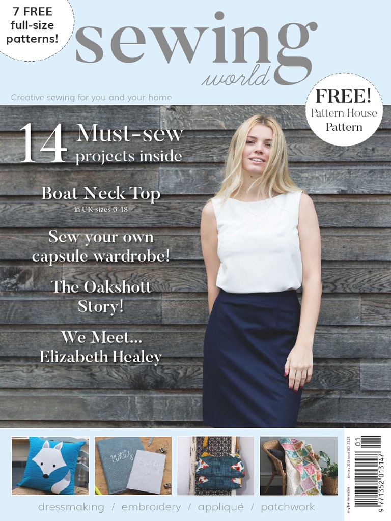 12+ Sewing World Issue 253 Pattern Sheets