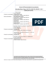 Recomendación de Productos Mercedes-Benz Clase A W176 A 200 CDI (OM 651, 2.0) 176.008 (2014-2015)