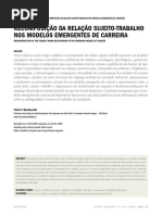 Bendassolli 2009 - Recomposição da relação sujeito-trabalho nos modelos emergentes de carreira.pdf