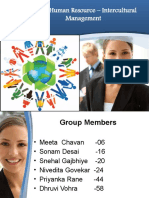 Global HR-Intercultural Management