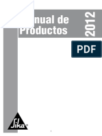 Manual Productos Sika 2012